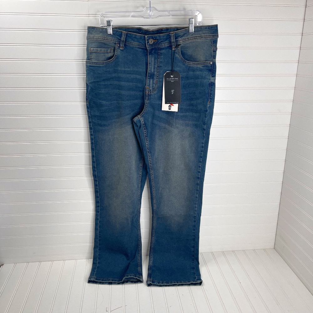 Men's Blue Bootcut Jeans